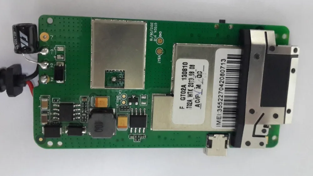 DYEGOO Автомобильный gps трекер GT02A доска 4 полосы частоты