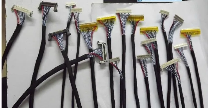 1 упаковка 19 видов LVDS ЖК-кабель комплект упаковки, подходит для различных LVDS Экран Линейный датчик