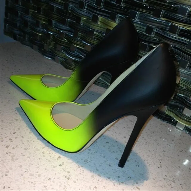 Buy 2016 Sexy Pointed Toe Women Pumps Mixed Color