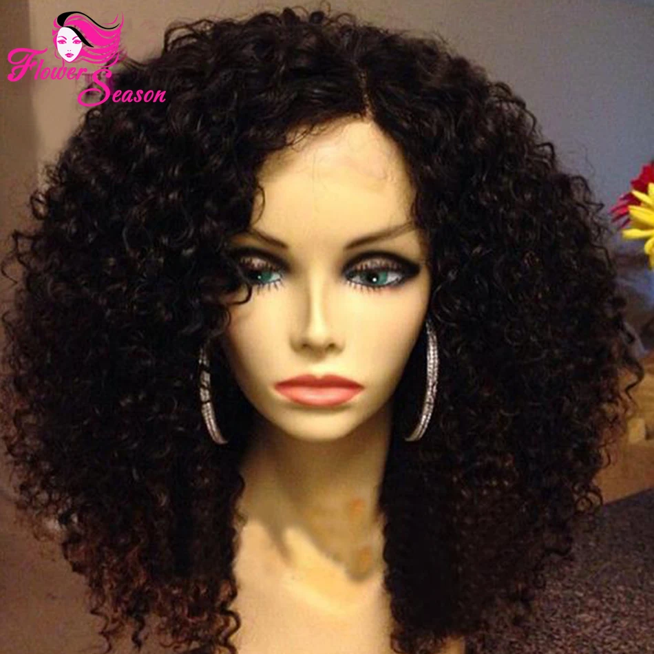 Buy Virgin Brazilian Afro Kinky Curly Wig Glueless