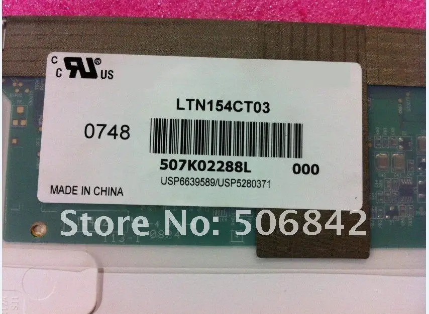 15," ноутбук ЖК-экран LTN154CT03 A+ 1920*1200