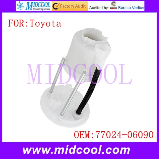 Авто бензиновый топливный фильтр использования OE no. 77024- 06090 для Toyota Camry