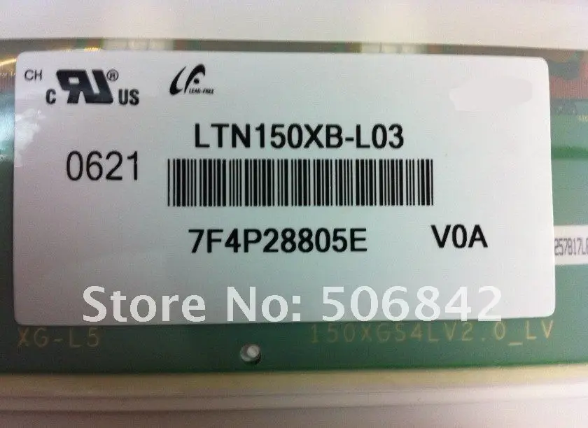 1" дюймовый ноутбук ЖК экран LTN150XB-L03, 1024x768