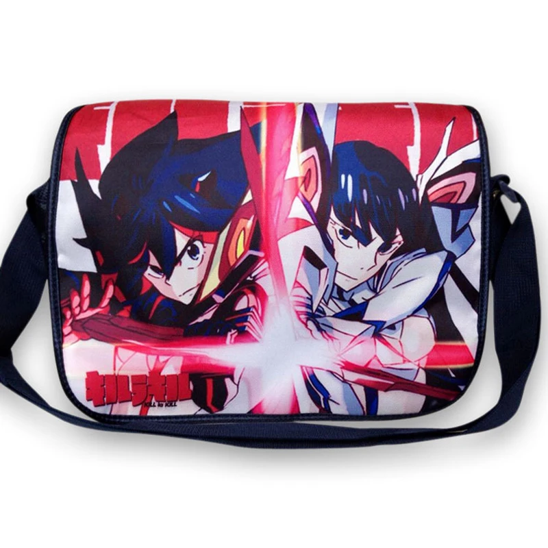 

Anime KILL la KILL Polyester shoulder bag with colorful printing of Matoi Ryuuko