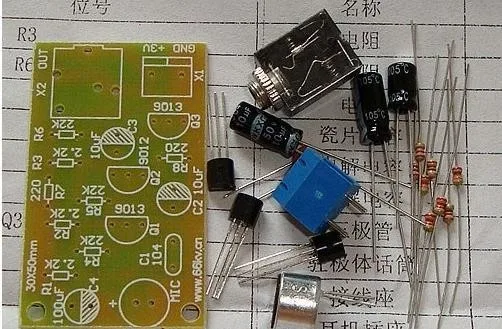 10 шт. комплект многоступенчатого усилителя/с микрофоном electret 3 zoom module SENSOR
