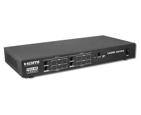 LKV344 3D 4x4 HDMI матричный переключатель с удаленным Управление HDTV 1080 P, RS232, 4-и в 4-Out