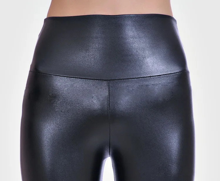 PU leather leggings sexy women 