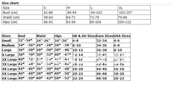 Ladies Dress Size Chart In India