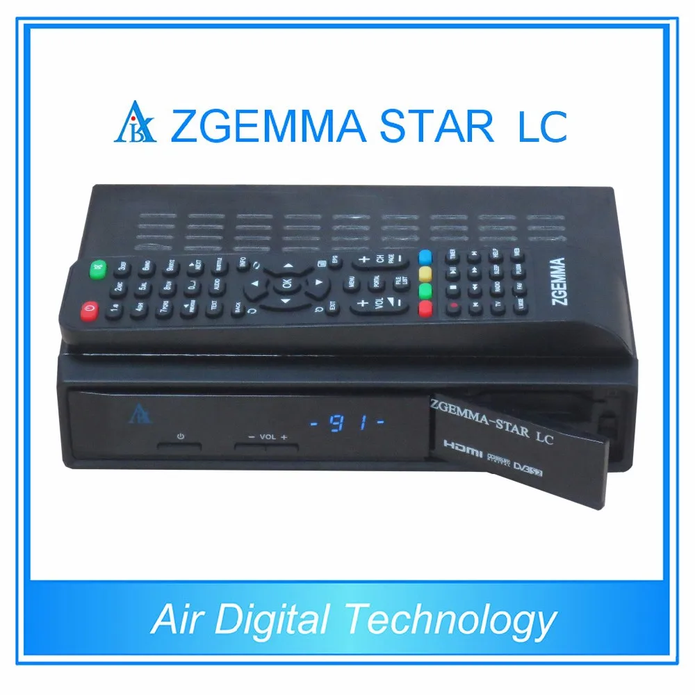 

2pcs/lot New WorldWide FTA Zgemma-Star LC HD Satellite Receiver Linux OS E2 Updated DVB-C One Tuner With Full Channels Softwares