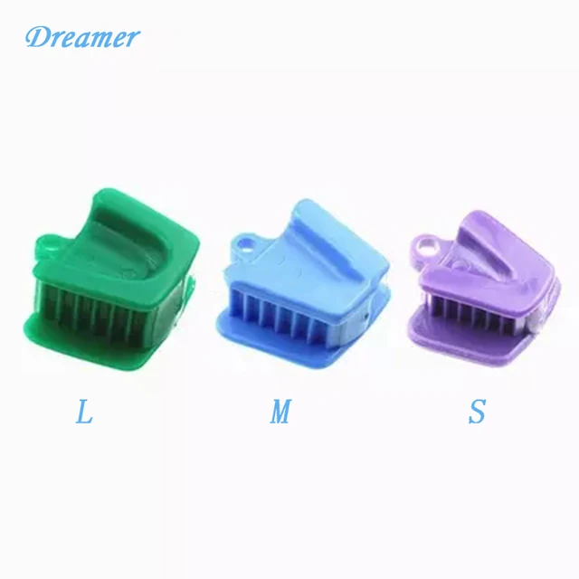 5pcs Dental Silicone Mouth Prop Bite Block Rubber Opener Retractor Size