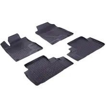 Резиновые коврики для Honda CRV IV(2012-) с высокими бортиками(Seintex 85083