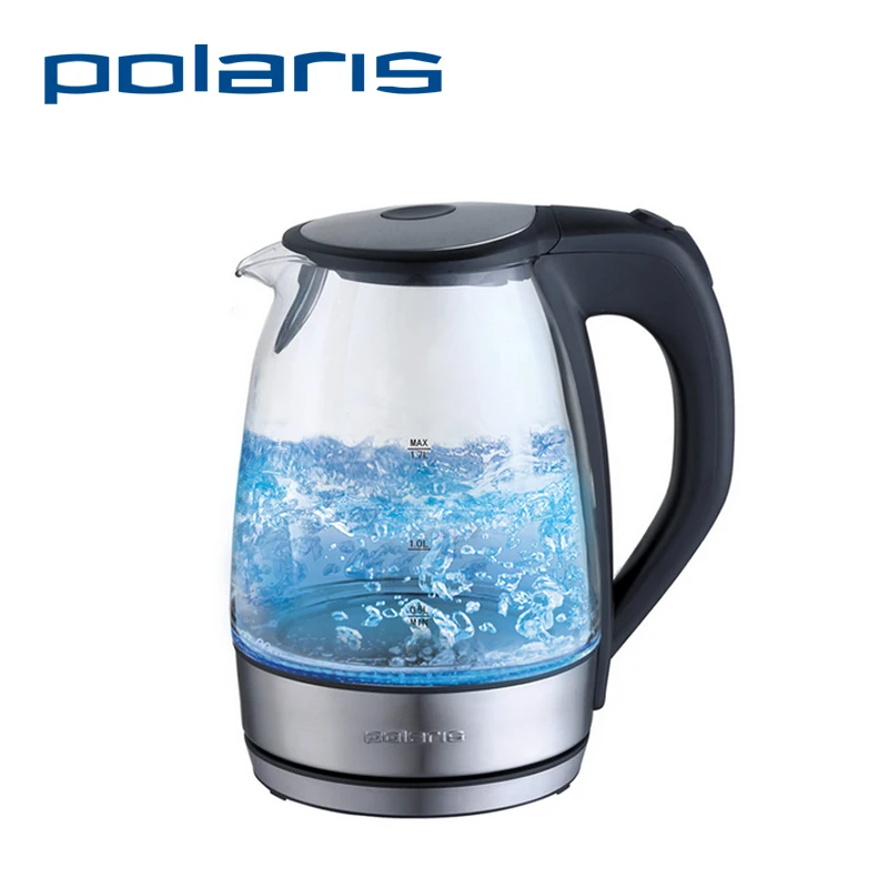 Kettles Polaris PWK 1729CGL Electric 1.7L 2200W Water Heating Auto-Off Glass Quaik Hot Ship from Russia | Бытовая техника