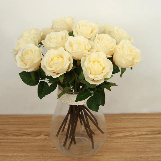 Aliexpress.com : Buy 10pcs Artificial Rose French Rose Floral Bouquet ...
