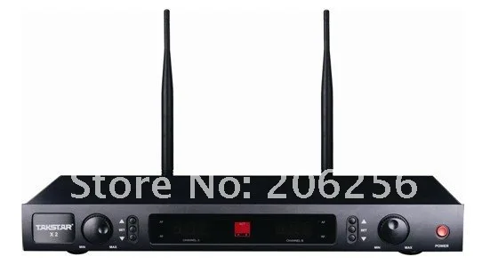 Бутик Рекомендуем DIY караоке Бренд Takstar X2 UHF Беспроводной микрофон Системы 200 Каналы инженерных