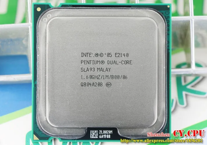 Двухъядерный процессор Intel Pentium E2140 cpu(1,6 ГГц/1 м/800 ГГц) Socket 775