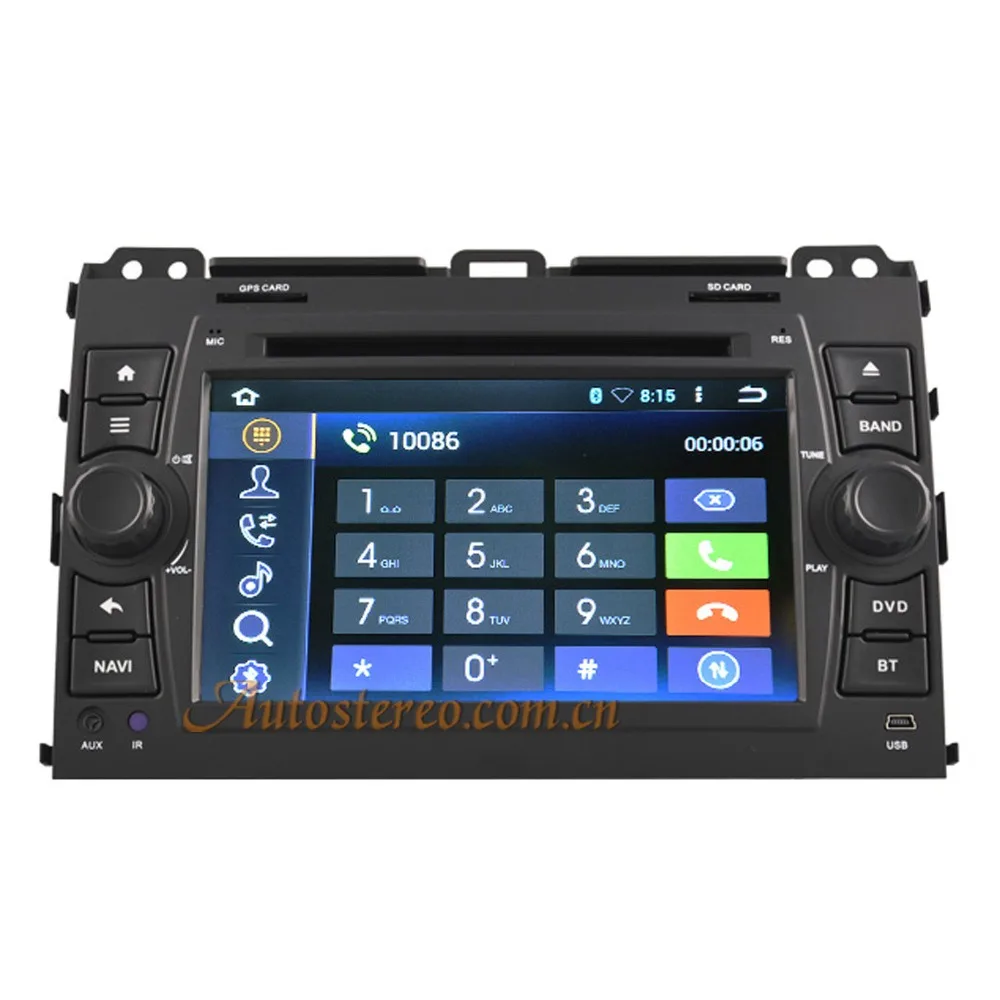 Excellent Quad Core Android 5.1 6.0 7.1 Car DVD Player Radio For Land Cruiser Prado 2002-2008 Car Headunit GPS Navigation Stereo Sat Nav 2