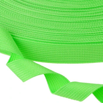 light green 25 мм шириной 10,94 ярдов(10 м)/лот чистый цвет утолщение PP лямки, плетеный ремень, рюкзак ремень - Цвет: light green