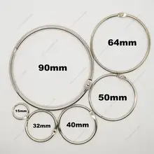 Прямая поставка с фабрики из Китая, никелированное кольцо для записной книжки, офисное связующее кольцо, высокое качество, уплотнительное кольцо, открытка, коллекционное кольцо