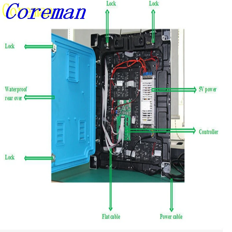 512*512 мм SMD P4 Крытый Аренда СВЕТОДИОДНЫХ шкаф питания coreman для СВЕТОДИОДНЫЙ экран billboard этапе светодиодный рекламы видеостена P5