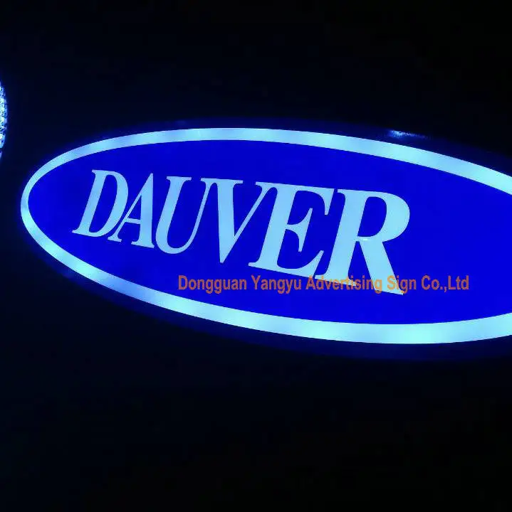 Factory light up light box letters Advertising Outdoor Store front sign