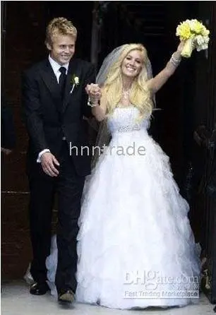 Gown Strapless Floor Length Tulle Celebrity Wedding Dress Igd033 Gown Strapless Floor Length Tulle Celebrity Wedding Dress Igd033 Heidi Montag Ball