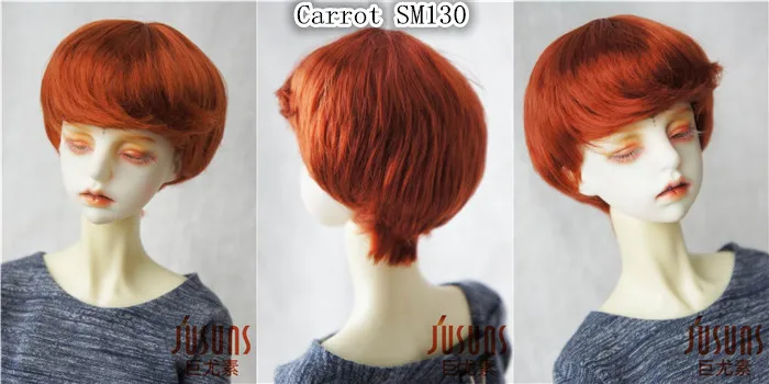 D28053 1/3 SD BJD парики Enfant мягкий синтетический, мохеровый, для куклы парики Размер 8-9 дюймов кукольные волосы модные кукольные аксессуары