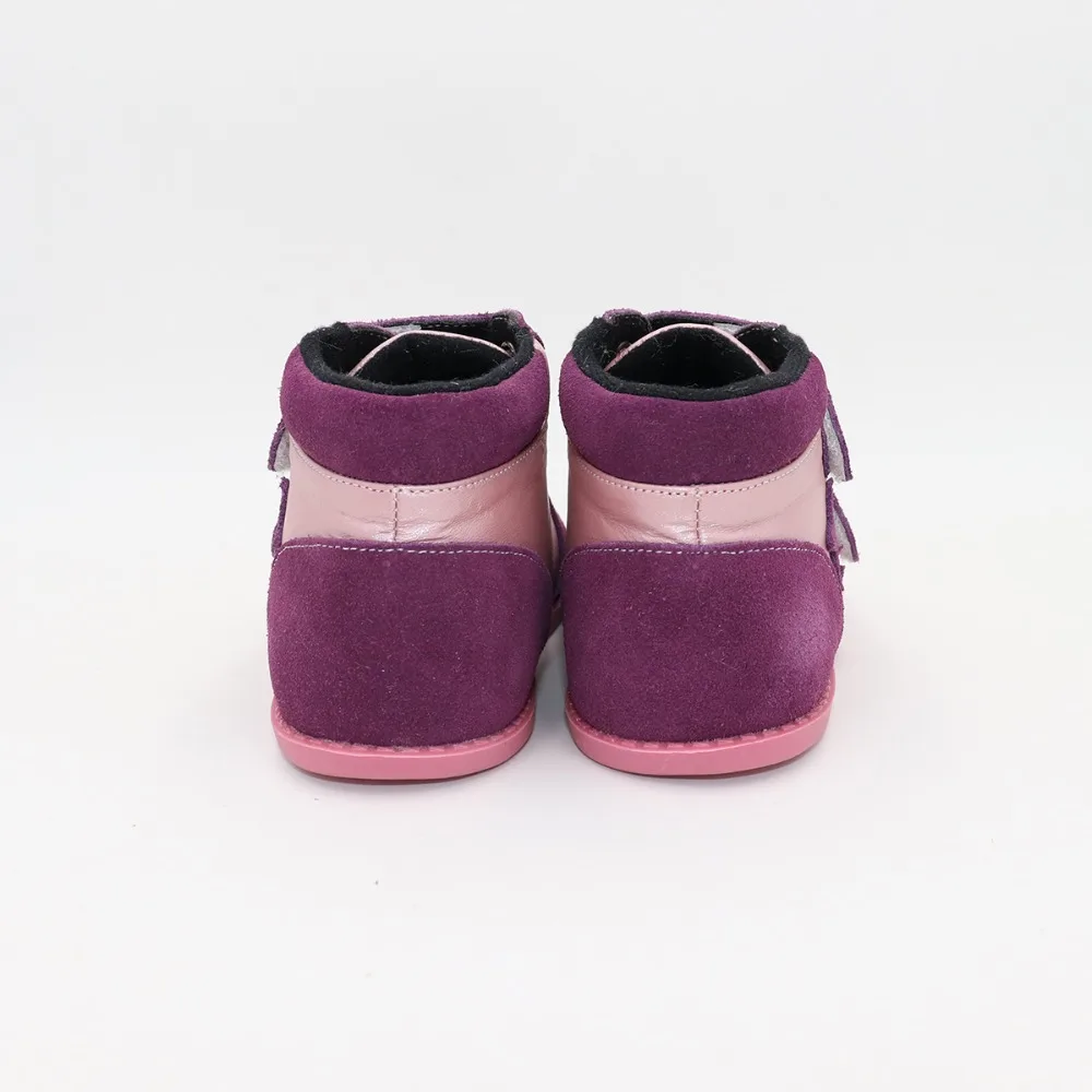 Tipsietoes New Winter Children Shoes Barefoot Leather Martin Star Boots Kids Snow Girls Boys Rubber Fashion Sneakers Bota