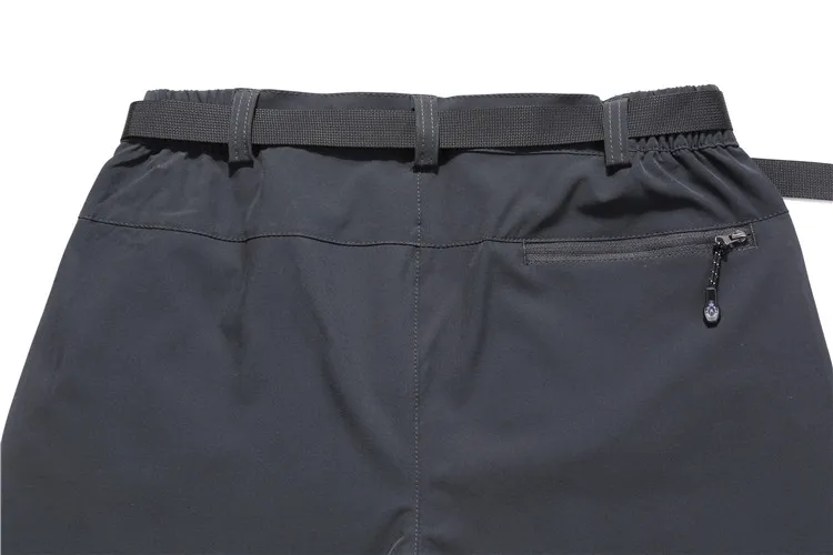 WindTaste 6XL Men's Summer Outdoor Camping Pants Removable Shorts Hiking Trekking Fishing Elastic Sports Trousers For Male KA002