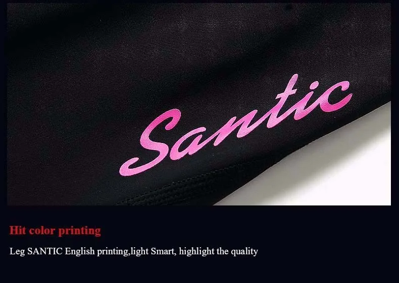 Santic велосипедные штаны Женская одежда ветрозащитная осень-зима Pro мягкие термальные штаны для велоспорта MTB дорожный велосипед брюки Ciclismo Balck