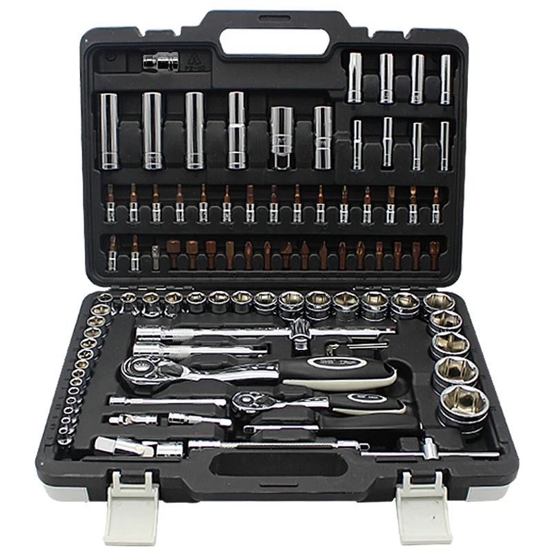 

Sockets Set High Quality Professional 94pcs 1/4 1/2 Inches Sockets Ratchet Wrench Combo Tools Kit for Auto Repairing