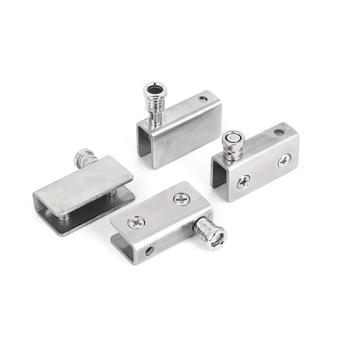 UXCELL 4Pcs Glass Clamp 5Mm 8Mm Glass Thickness Stainless Steel Pivot