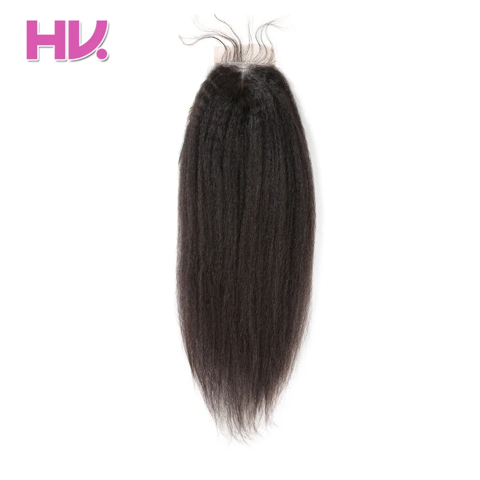 Rosabeauty-4X4-Lace-Closure-Brazilian-Kinky-Straight-Middle-Part-100-Human-Remy-Hair-Bleached-Knots-with