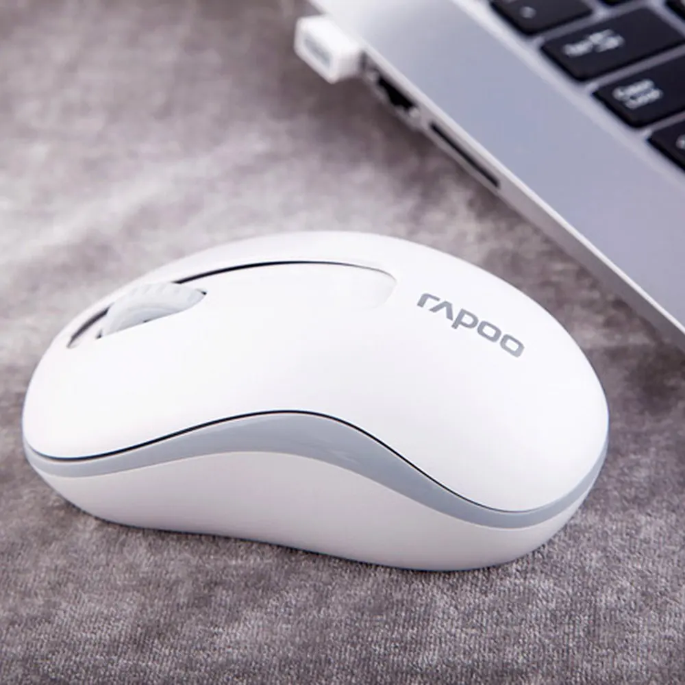 Rapoo M10 мини оптическая 2 4G беспроводная мышь надежная 1000 dpi с Nano USB Приемником для