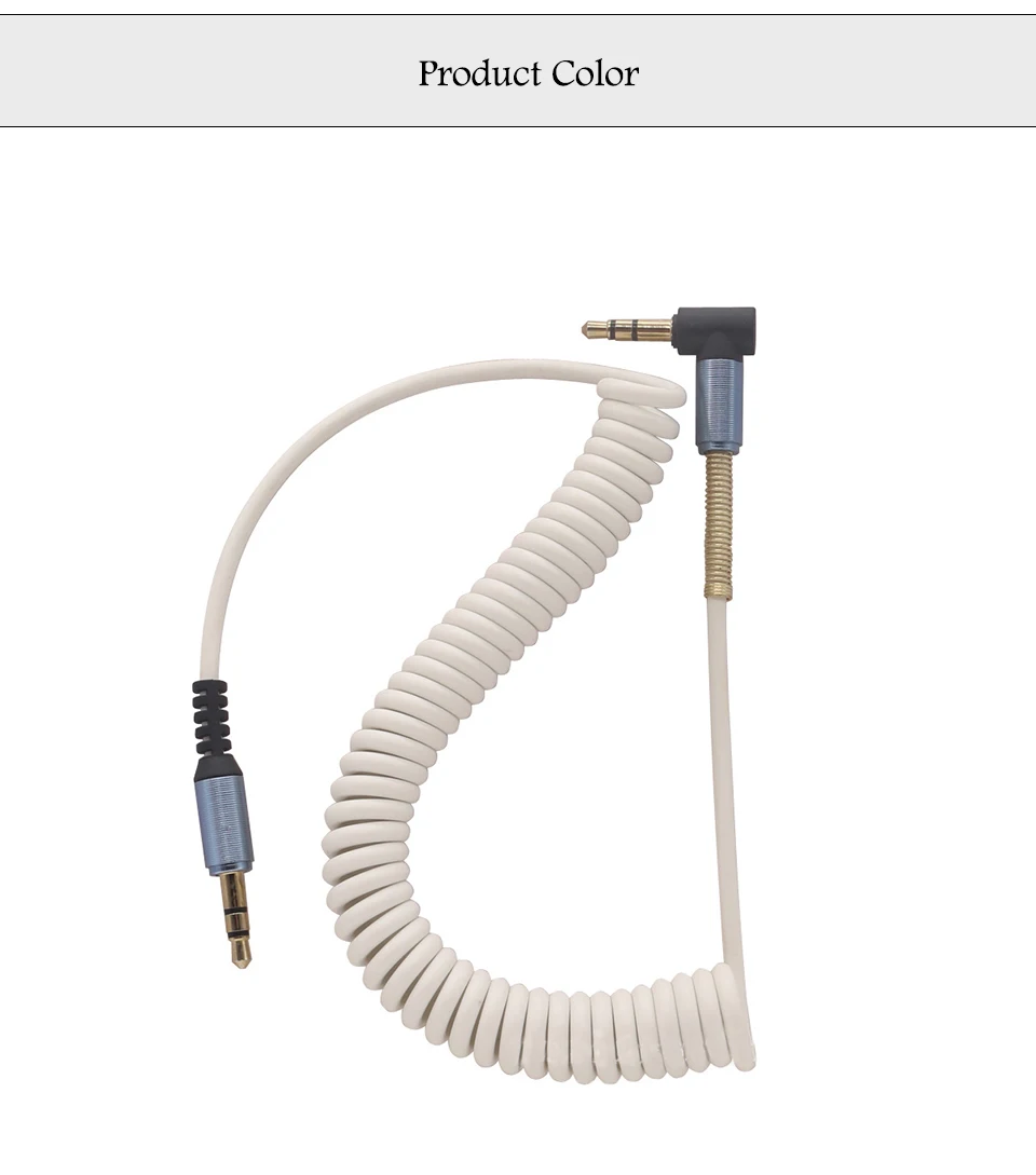 Elasticity Stereo 90 Degree Right Angle AUX Cable Extended 3.5mm Jack Male To Male Car Auto Audio Cable Cord For iPhone Samsung (10)