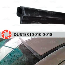 Дефлекторы для ветрового стекла для Renault Duster 2010-2018 Уплотнители для ветрового стекла защита аэродинамический дождь автомобильный Стайлинг накладка