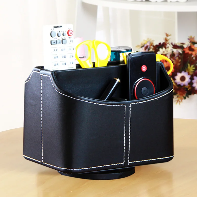 

High Quality 360 Degree Rotating Storage Box Remote Controller Organizer Sundries Box Desktop Cosmetic Organizer Home Container