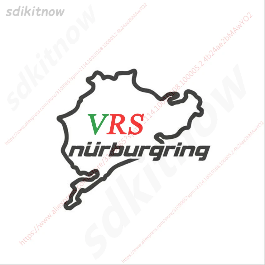 

New 14x15cm VRS RS Nurburgring Sticker Sports Racing Windows Decal Car Styling for Skoda Octavia a5 2 a7 Rapid Fabia Superb Yeti