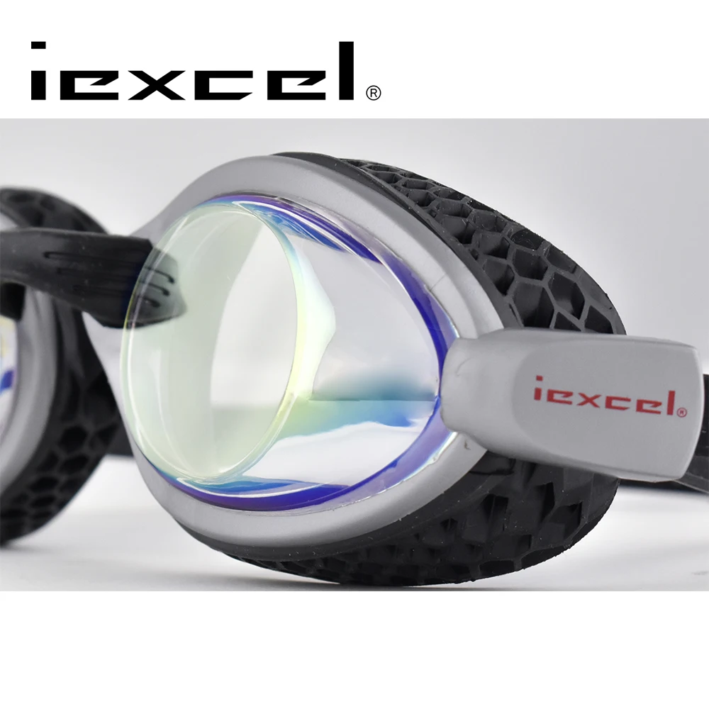 LANE4 iexel профессиональные плавательные очки близорукость очки Анти-туман УФ Защита Водонепроницаемый для взрослых мужчин женщин VX-956