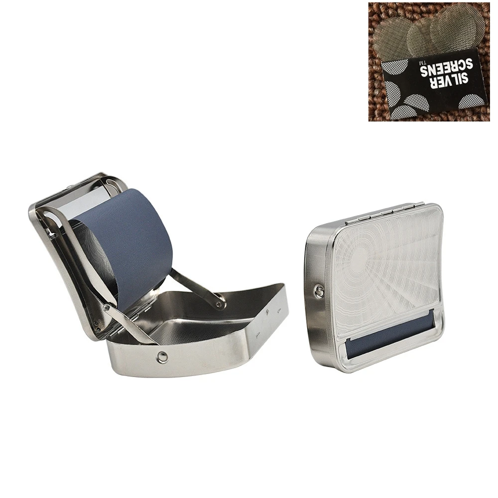 

1Pcs Automatic Cigarette Automatic 78mm Metal Cassette Roll Tobacco Cigarette Collocation Cigarette Box Combustion Piece Gift