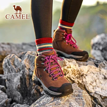 Camel Women High Top Hiking Boots Camel Hiking Footwear » Earth Foot