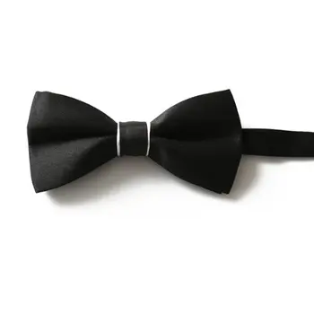 

Tie formal Classic Vintage bowtie for men black + white