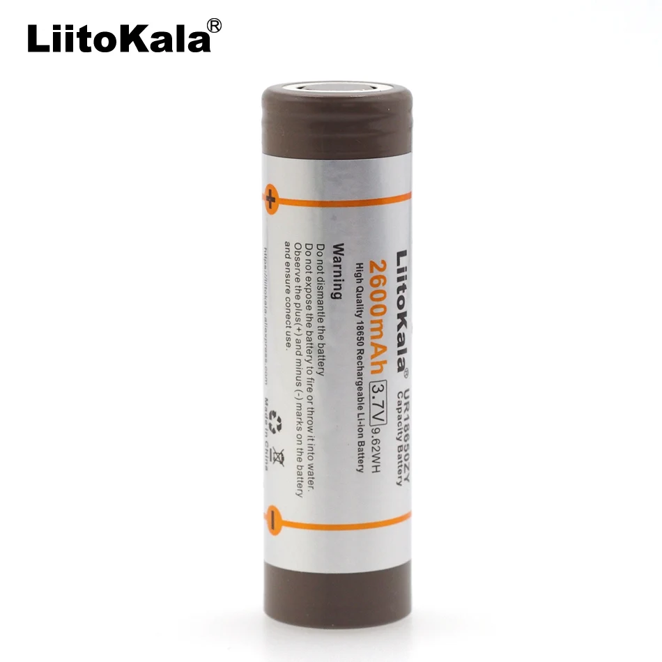Liitokala 1 шт. оригинальный 18650 B4 3,6 В 2600 мАч Battrey для мобильных устройств, фонарик, аудио, электронная сигарета, batterypack