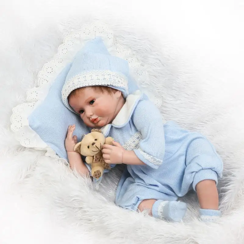 

NPK Baby-reborn dolls for girls toys, 55CM silicone dolls reborn babies cloth body kids bebe gift reborn brinquedo menina