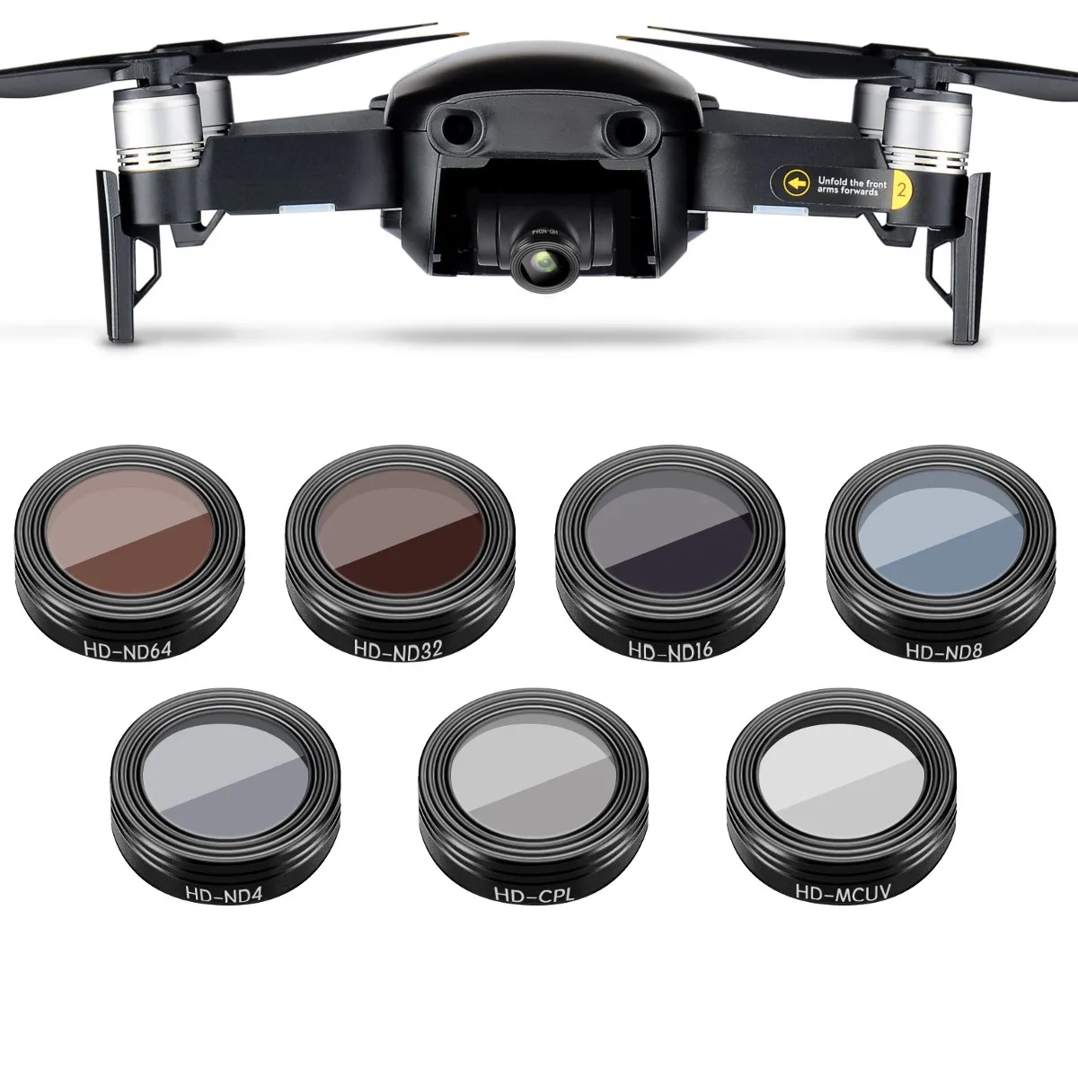 Drone Filters Camera DJI Mavic Air Filter UV/CPL/ND4/ND8/ND16/ND32/ND64