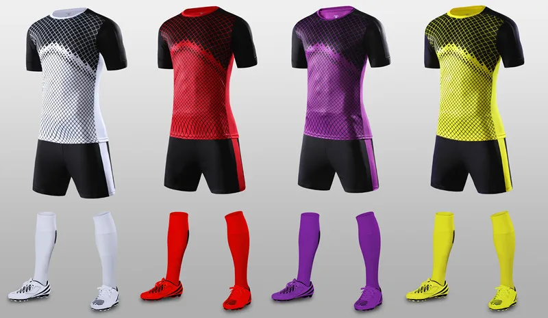 Детский футбольный трикотажный комплект; Спортивный комплект; комплекты униформы; спортивные костюмы для футбола; Дышащие Трикотажные изделия с логотипом на заказ