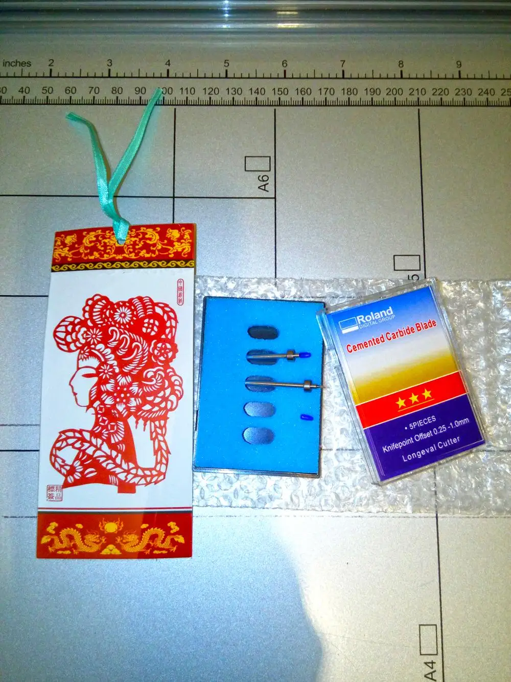 2 Graphtec Craft Robo Silhouette Cameo Blade Wishblade Vinyl Cutter Plotter 50° Printing