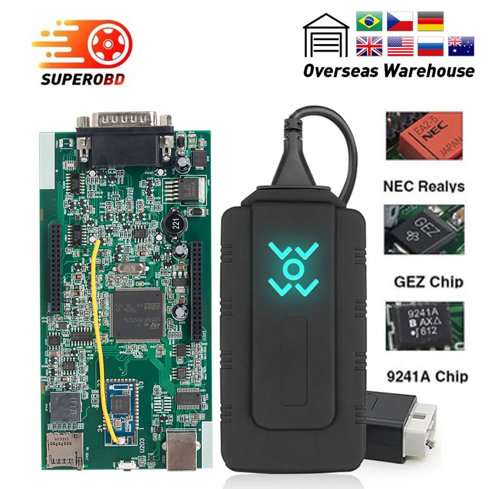 

CDP TCS Pro plus 2015.R3 with Keygen double green board CDP pro with Bluetooth same as MVD with case Diagnostic Tool