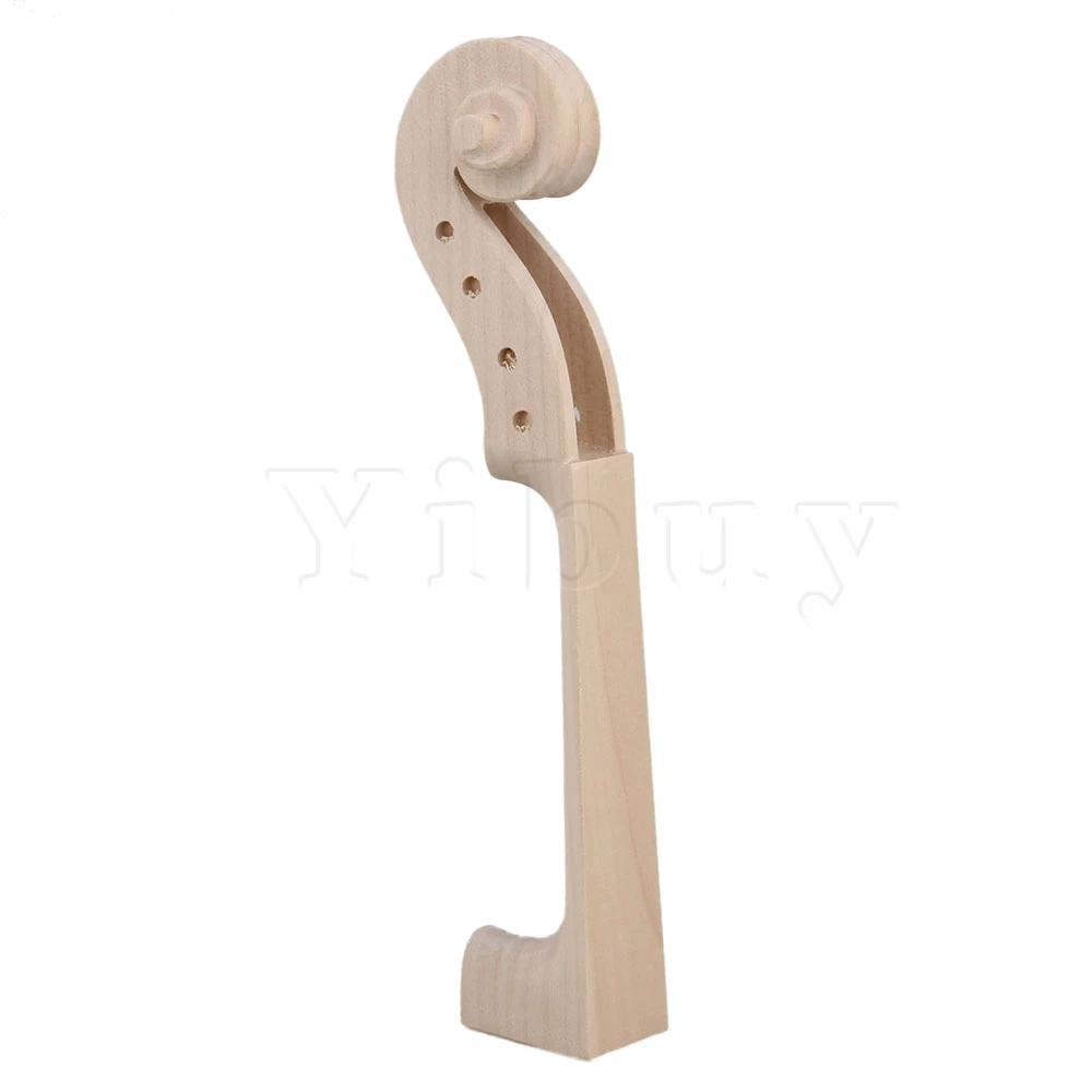 Yibuy 4/4 полноразмерная шея для скрипки ручной работы Клен деревянная скрипка