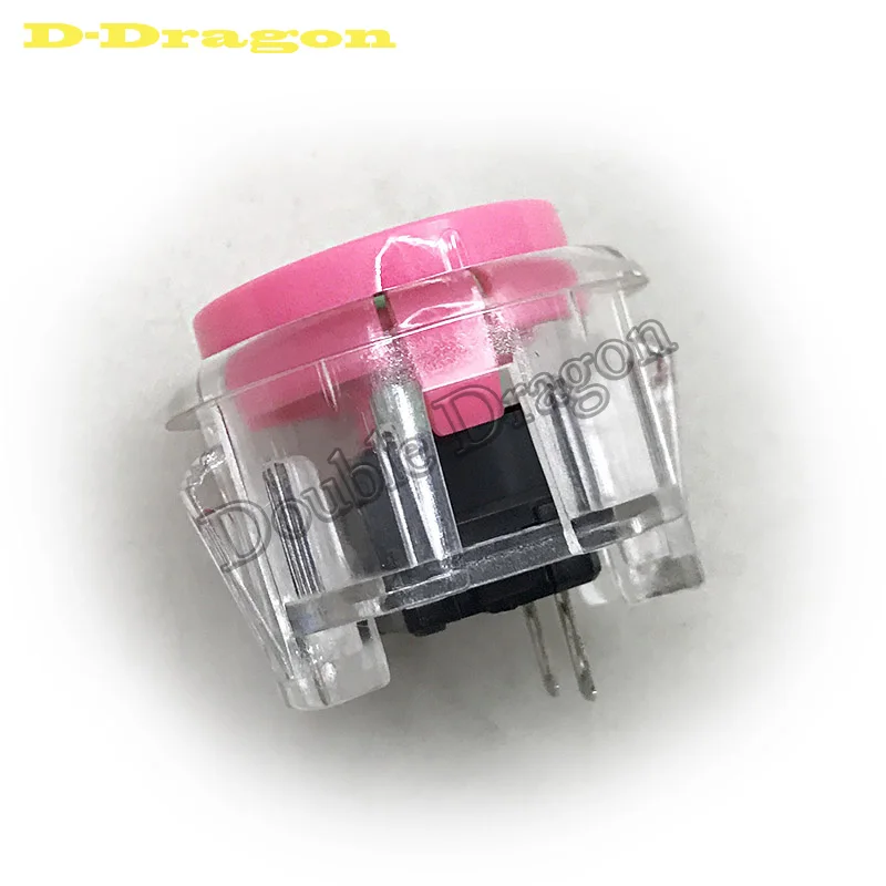 10pcs 30mm clear around Arcade Buttons Round Push Button Built in Small