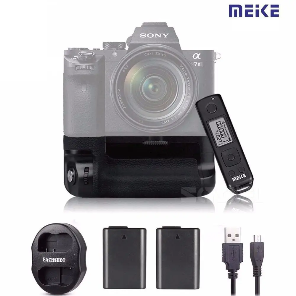 MK A7II Pro Built in 2.4g Wireless Control Battery Grip for Sony A7 II ...